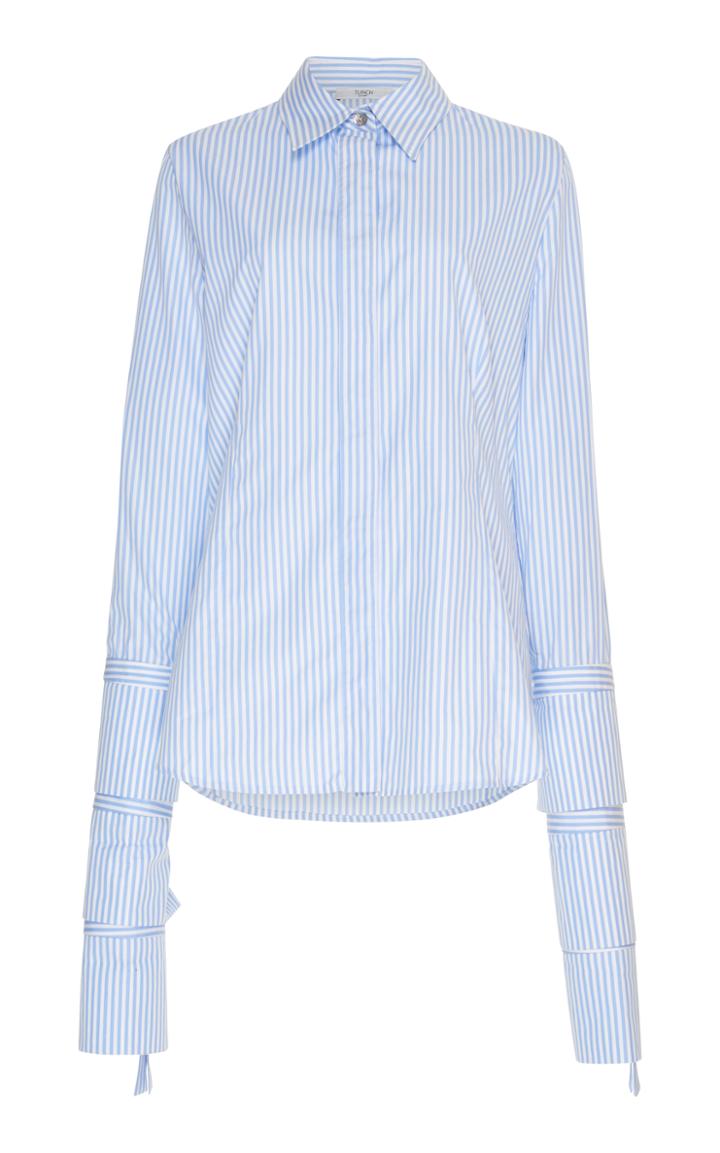 Tuinch Striped Tiered Sleeve Shirt