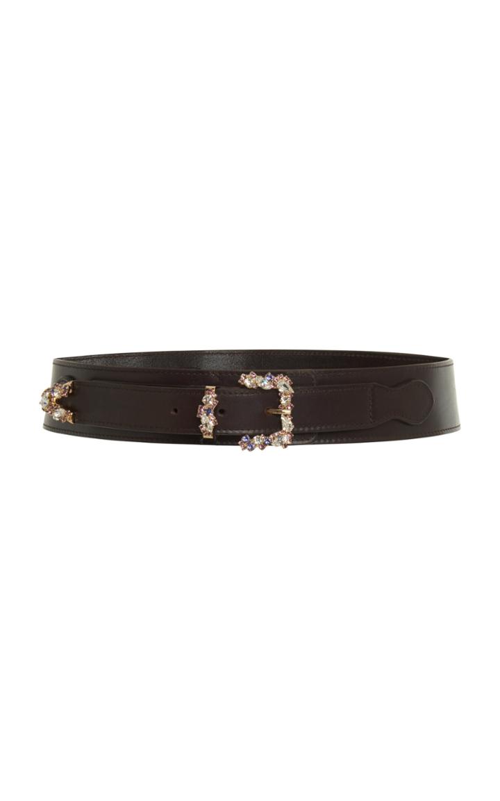 Blumarine Belt With Strass Buckle