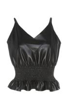 Nanushka Seon Vegan Leather Sleeveless Top