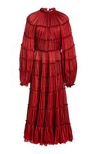 Moda Operandi Zimmermann Silk Tiered Midi Dress