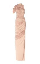 Mugler Hyper Gathered Jersey Dress