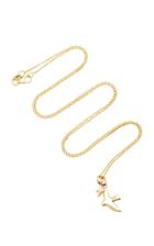 With Love Darling Two Birds 18k Gold Diamond Necklace
