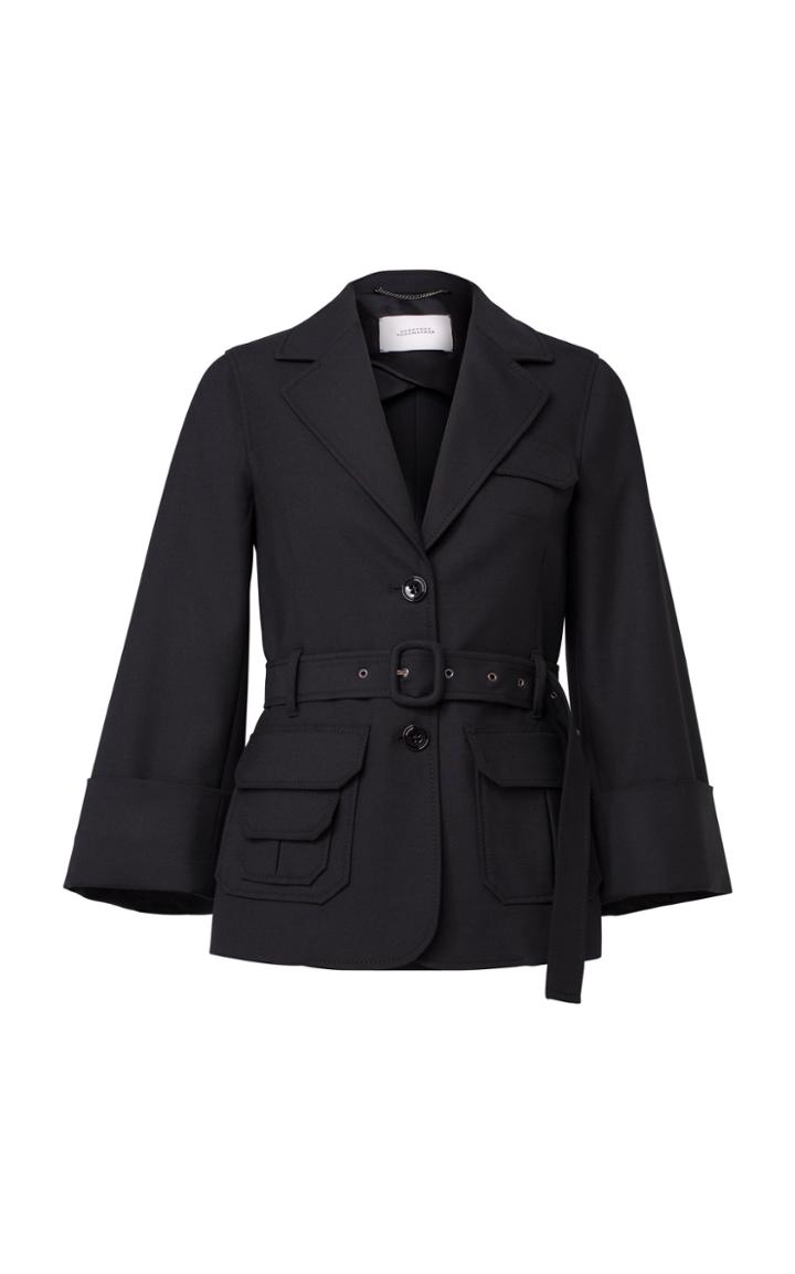 Moda Operandi Dorothee Schumacher The New Ambition Belted Wool-blend Blazer