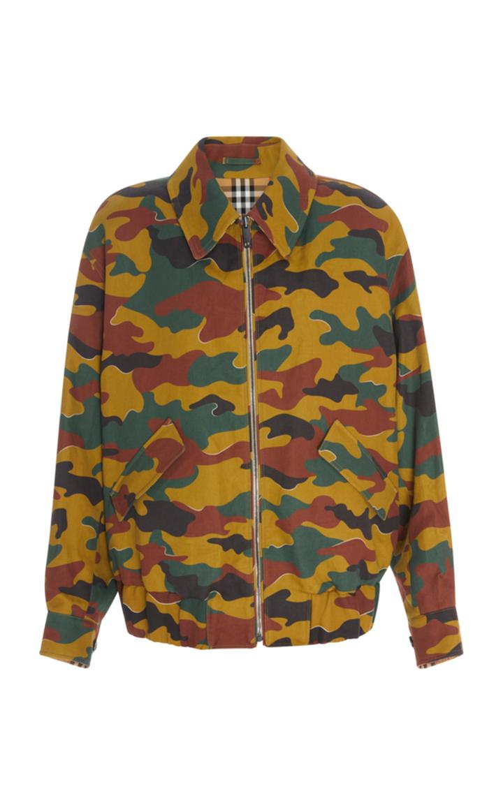 Burberry Reversible Plaid Cotton-twill Jacket