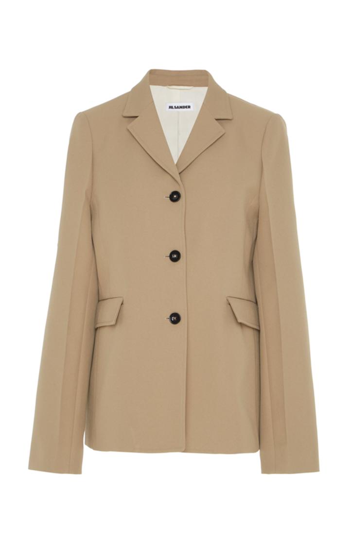 Jil Sander Gaber Notched Collar Jacket
