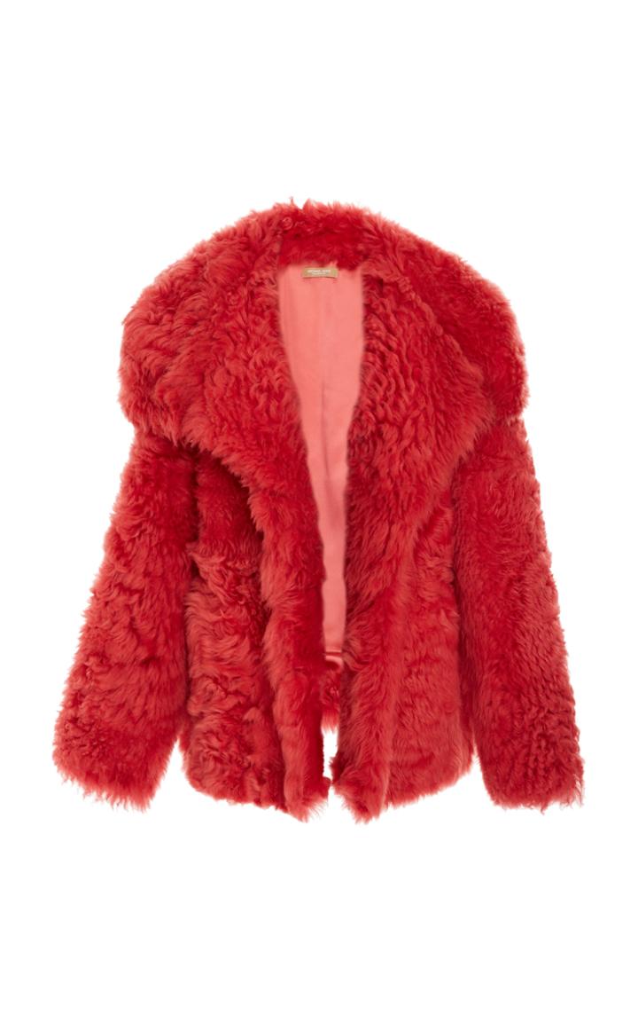 Michael Kors Collection Curly Tosccana Coat