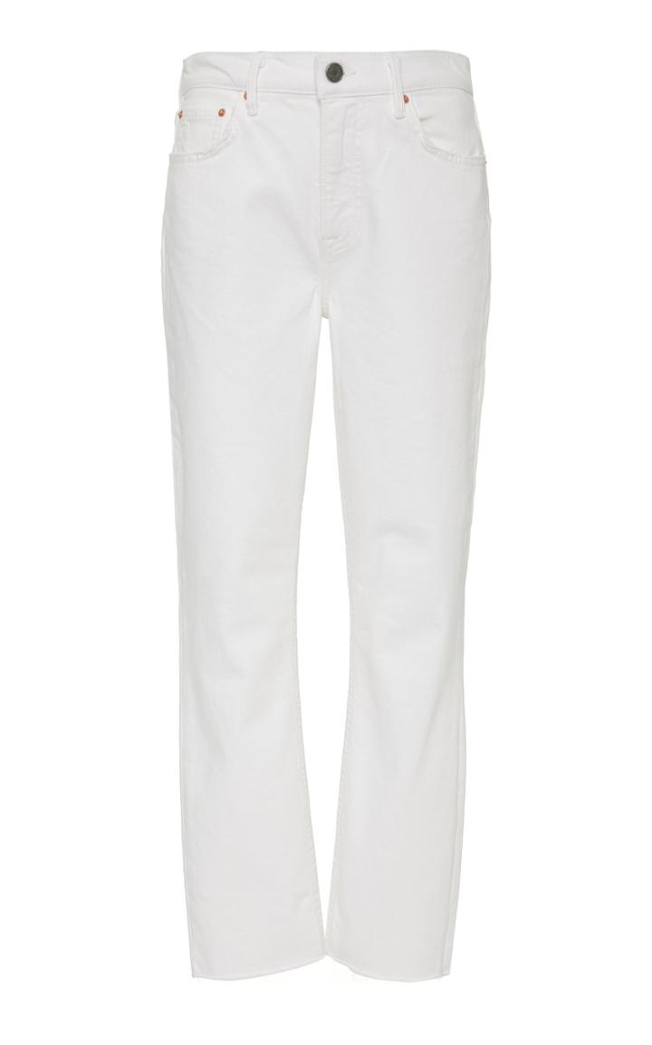 Grlfrnd Denim Reed Cropped High-rise Slim-leg Jeans