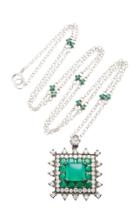 Nam Cho 18k Gold Multi-stone Necklace