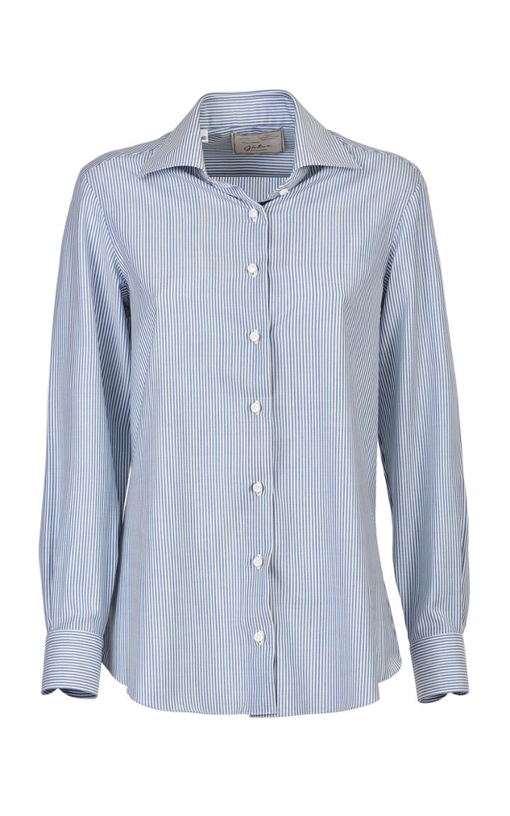 Giuliva Heritage Collection Long Sleeve Virgin Wool Shirt