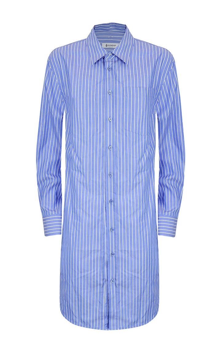 Dondup Long Sleeve Pin Striped Gnosia Shirt