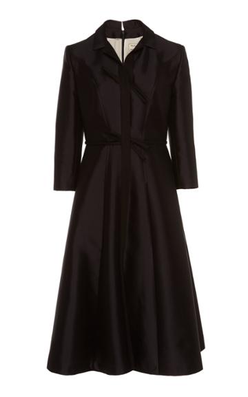 Herve Pierre Flared Coat Dress