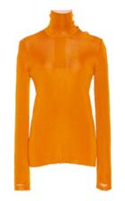 Moda Operandi Petar Petrov Kyah Striped Crepe Turtleneck Top Size: 38