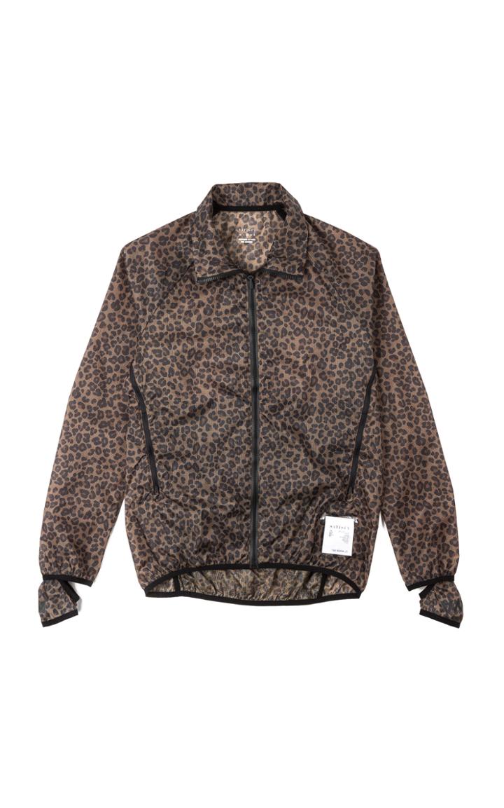 Satisfy Rip Leopard-print Ripstop Running Jacket