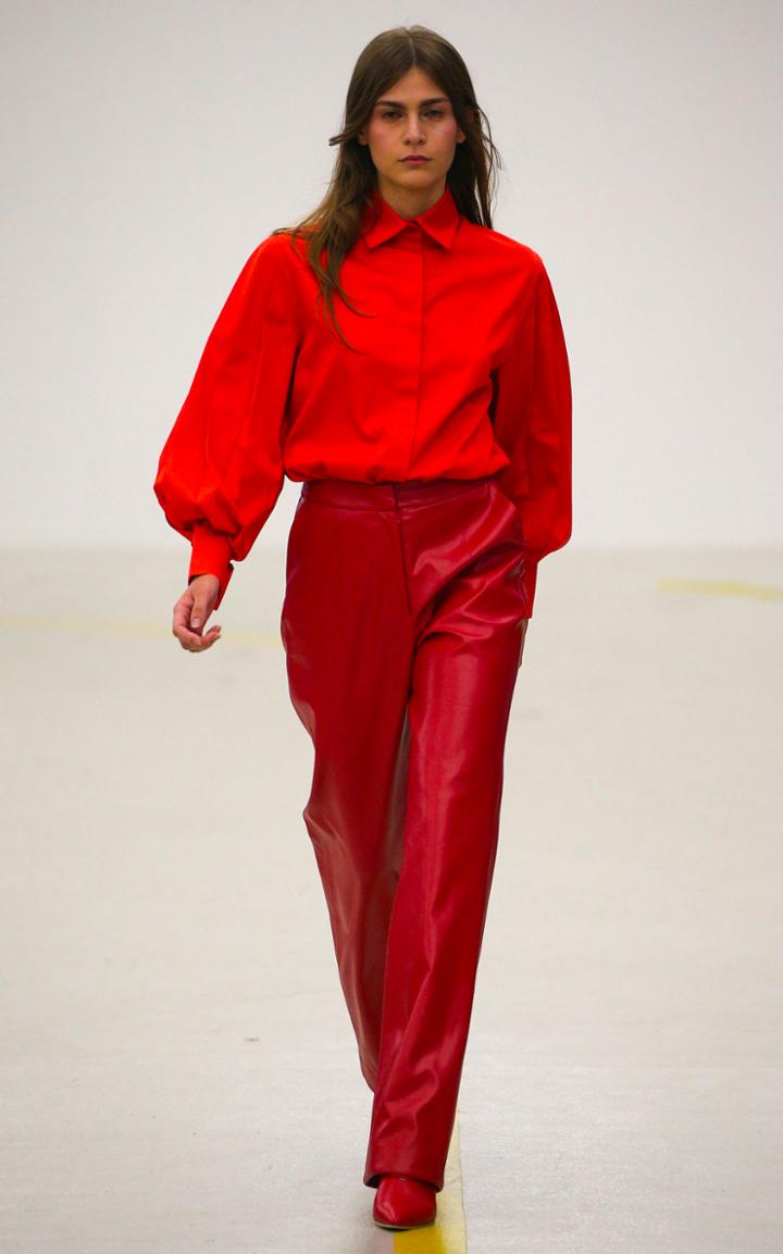 Matriel High-rise Faux Leather Straight-leg Pants