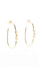 Jacquie Aiche 14k Yellow Gold And Diamond Oval Hoops
