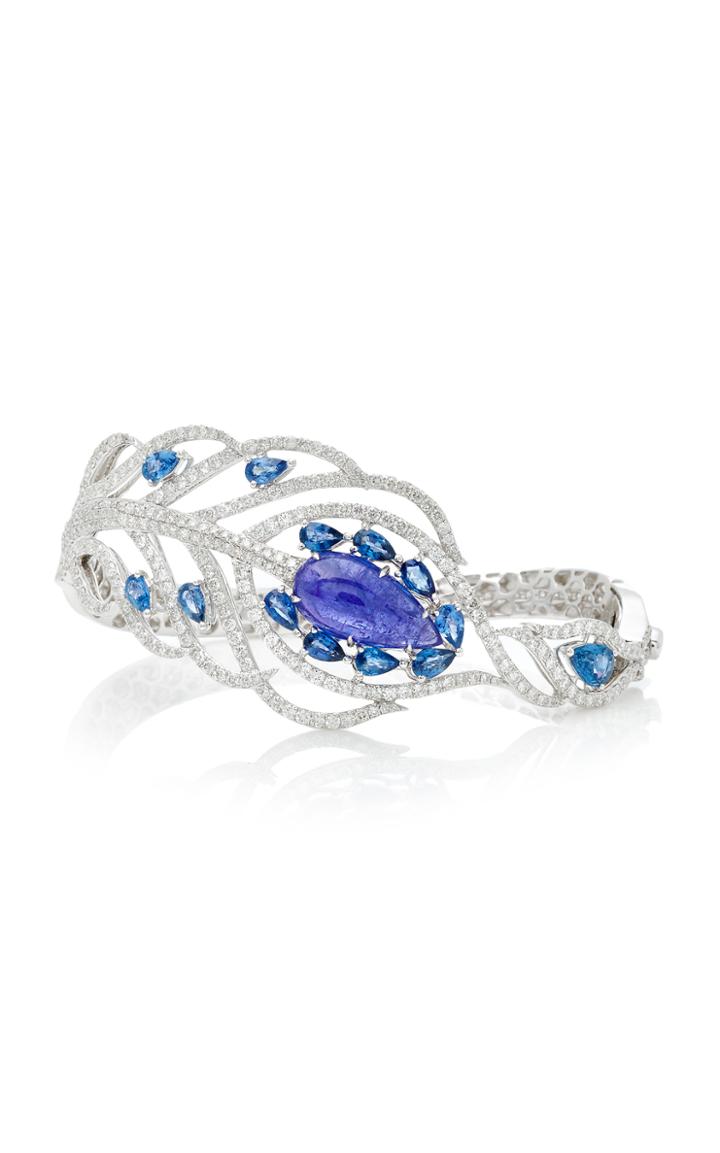 Sutra Tanzanite Feather Bracelet