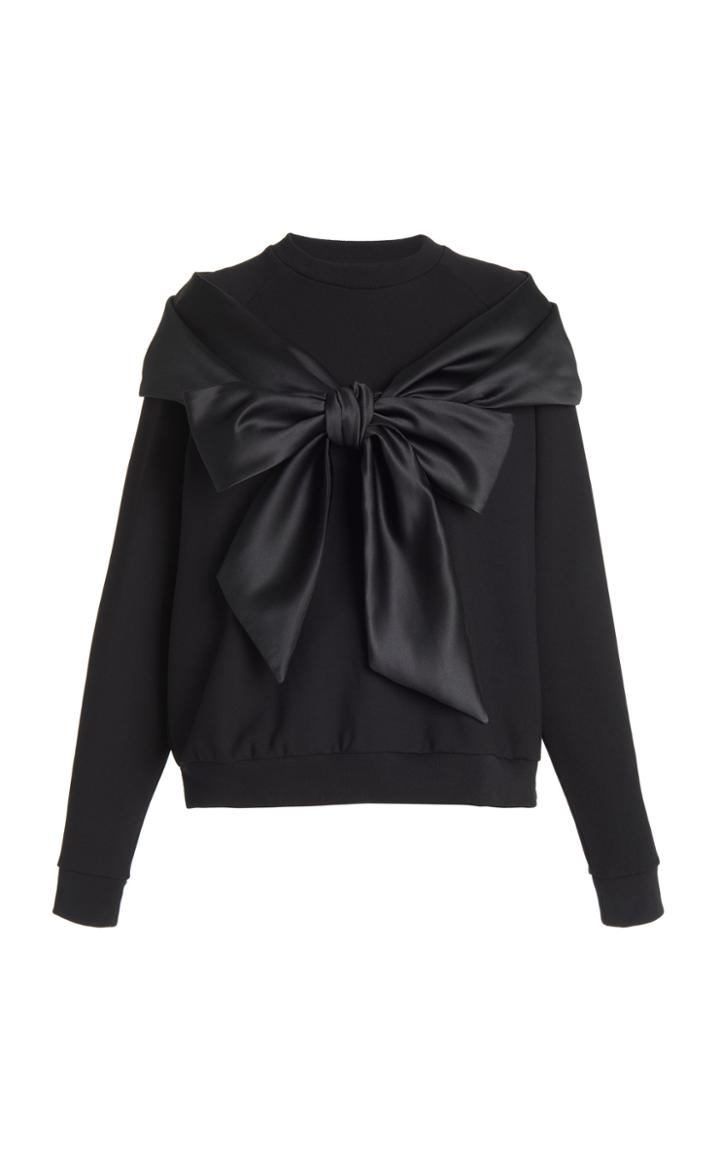 Moda Operandi Simone Rocha Bow-embellished Satin Top