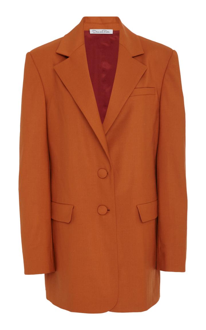 Oscar De La Renta Wool-blend Blazer