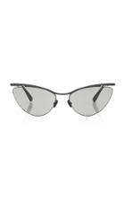 Mykita Mizuho Cat-eye Silhouette Gunmetal-tone Sunglasses