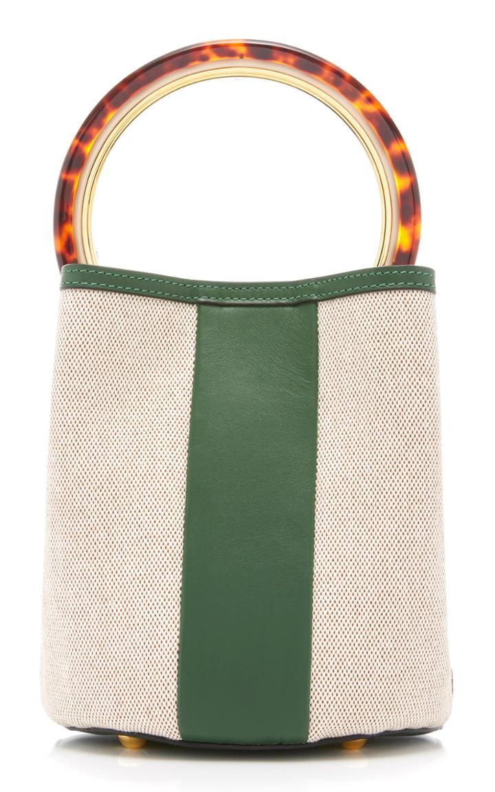 Marni Panier Canvas Top Handle Bag