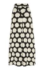 Paco Rabanne Floral-print Cotton-blend Maxi Skirt
