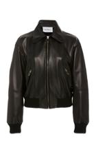 Salvatore Ferragamo Leather Motorcycle Jacket