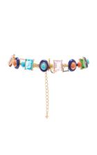 Moda Operandi Brandon Maxwell Multi-colored Stone-embellished Belt Size: S