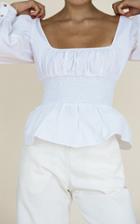 Moda Operandi Ciao Lucia Colombo Smocked Peplum Top
