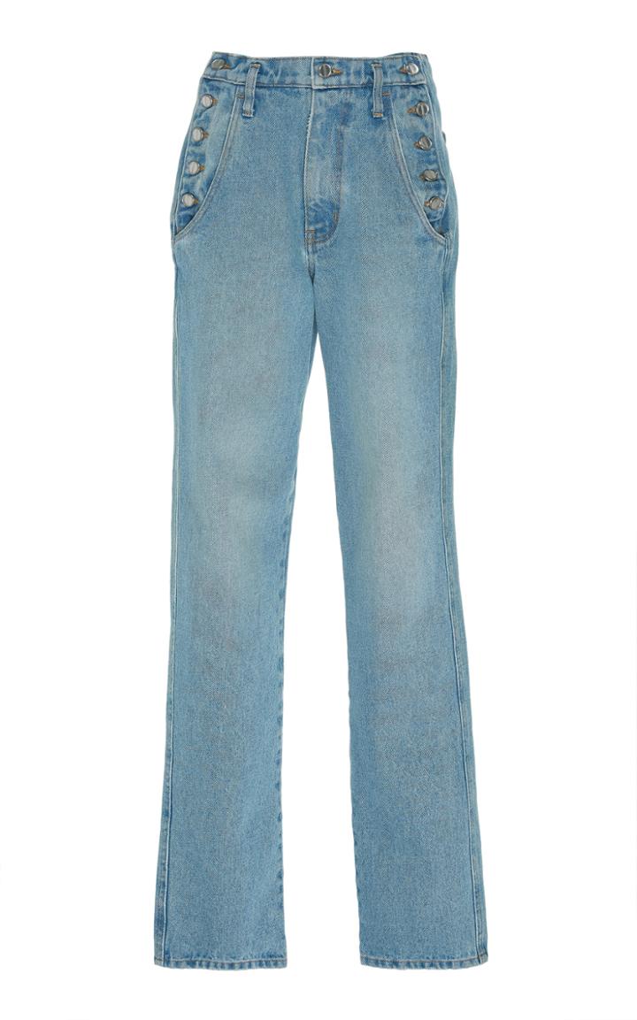 Tre By Natalie Ratabesi Aphrodite High-waisted Slim-leg Jeans