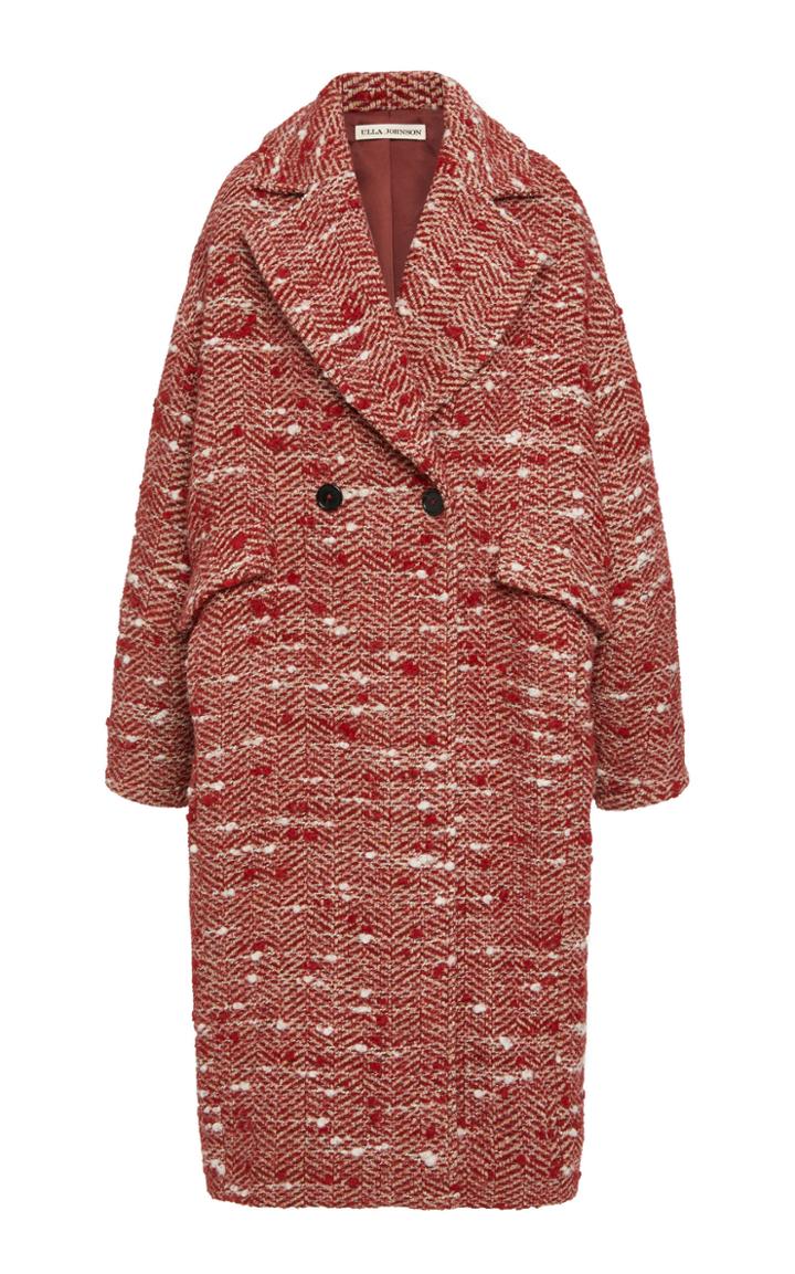 Ulla Johnson Harden Oversized Wool Blend Coat