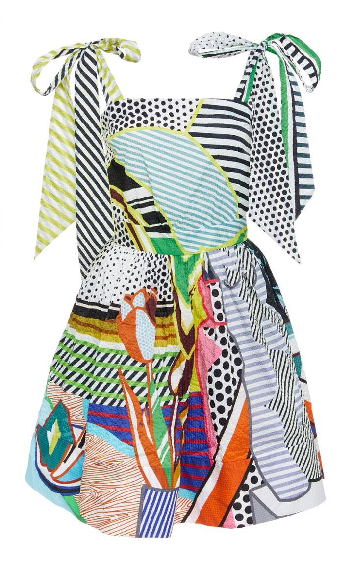 Mary Katrantzou Lavinia Bow Mini Dress