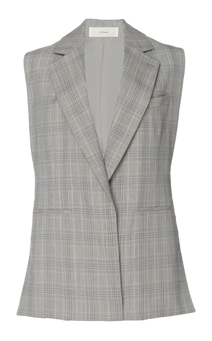 Cyclas Wool Blend Tailored Vest