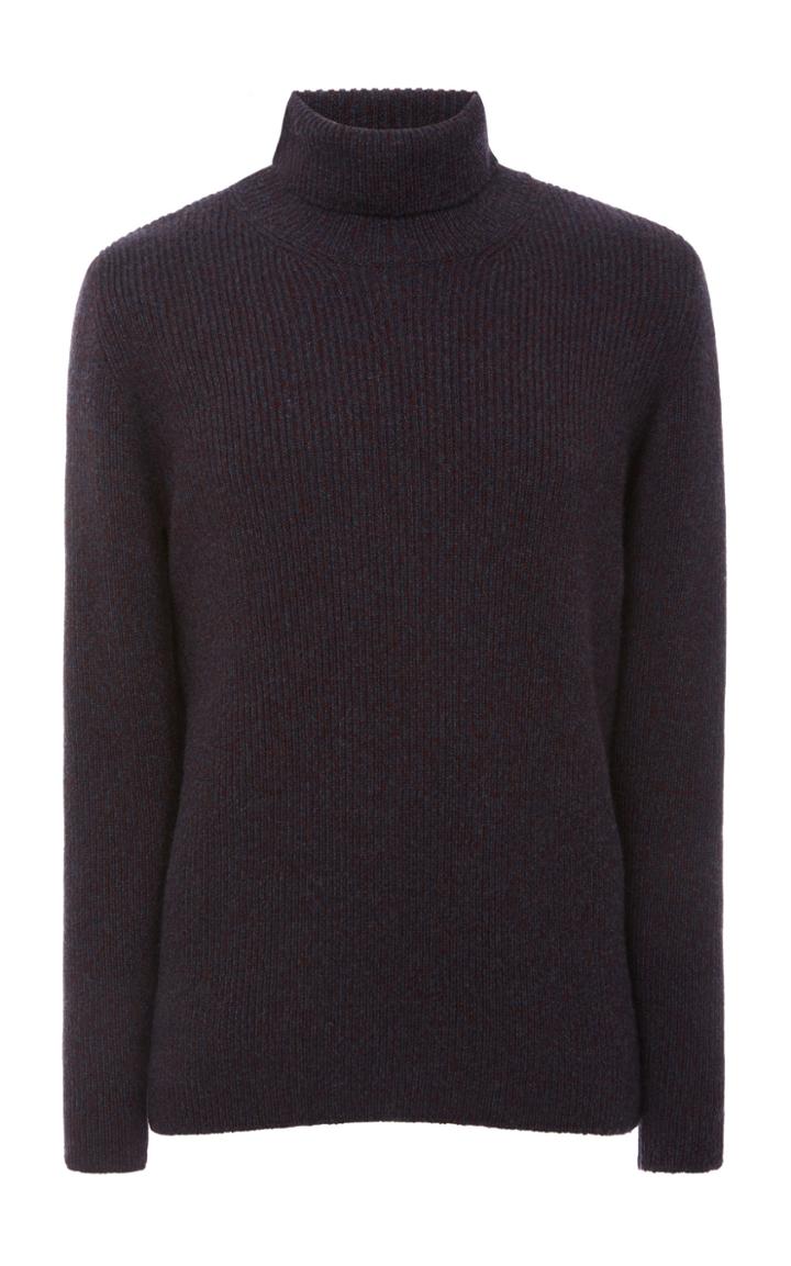 Fioroni Speckled Cashmere Turtleneck