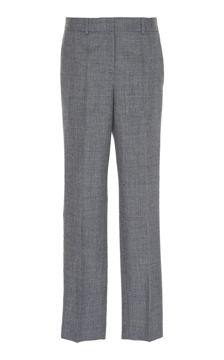 Loewe Mid-rise Straight-leg Wool Trousers