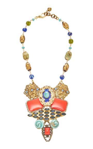 Lulu Frost One-of-a-kind Enamel And Glass Necklace