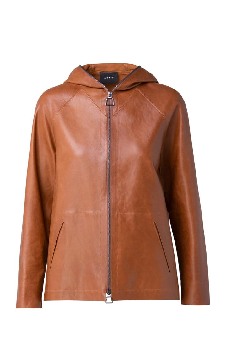 Moda Operandi Akris Manon Hooded Leather Jacket