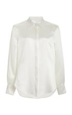 Moda Operandi Brandon Maxwell Satin Button-down Shirt