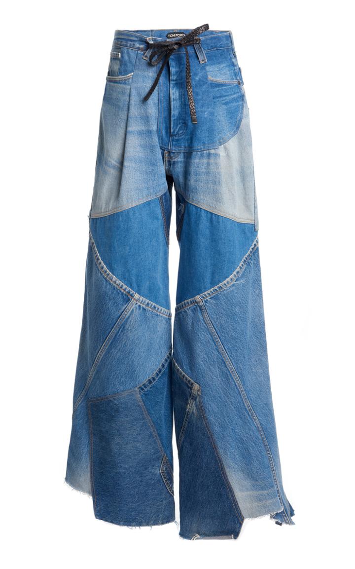 Moda Operandi Tom Ford Wide-leg Patchwork Jeans