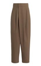 Moda Operandi Low Classic Pleated Wool Wide-leg Pants