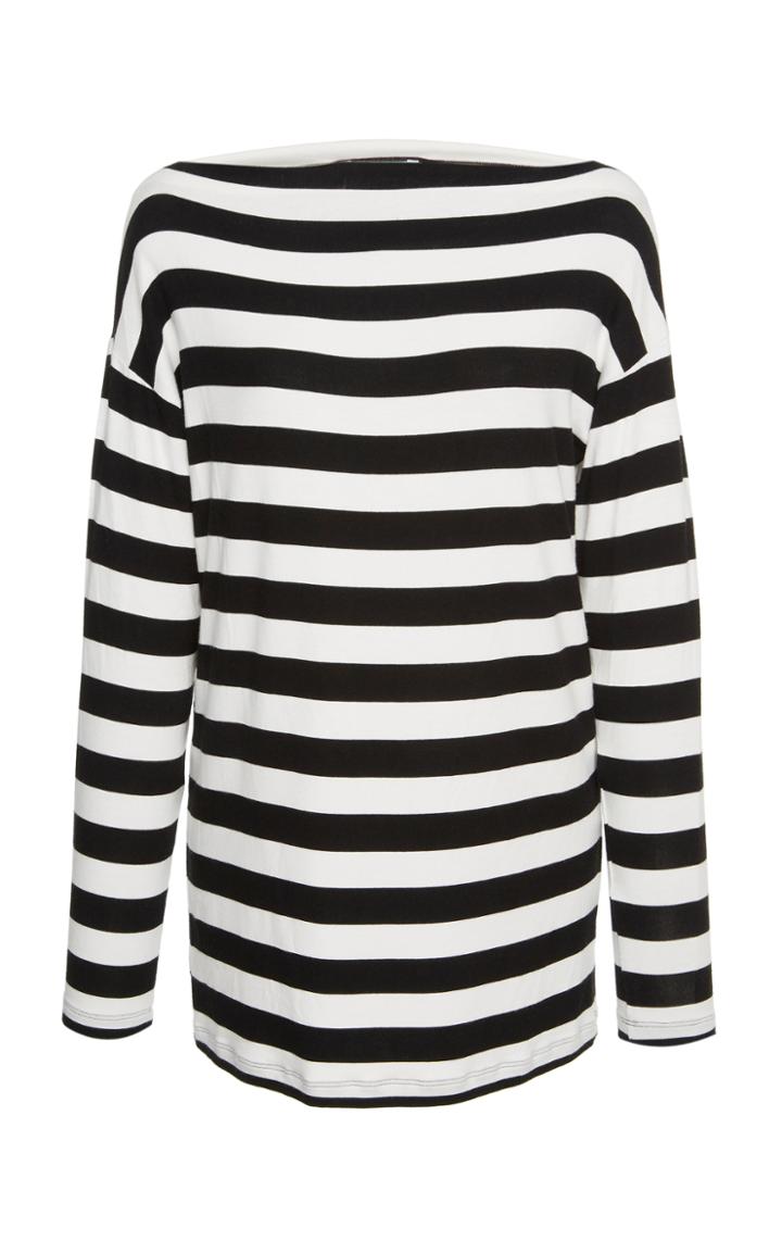 Tomas Maier Striped Long Sleeve Top