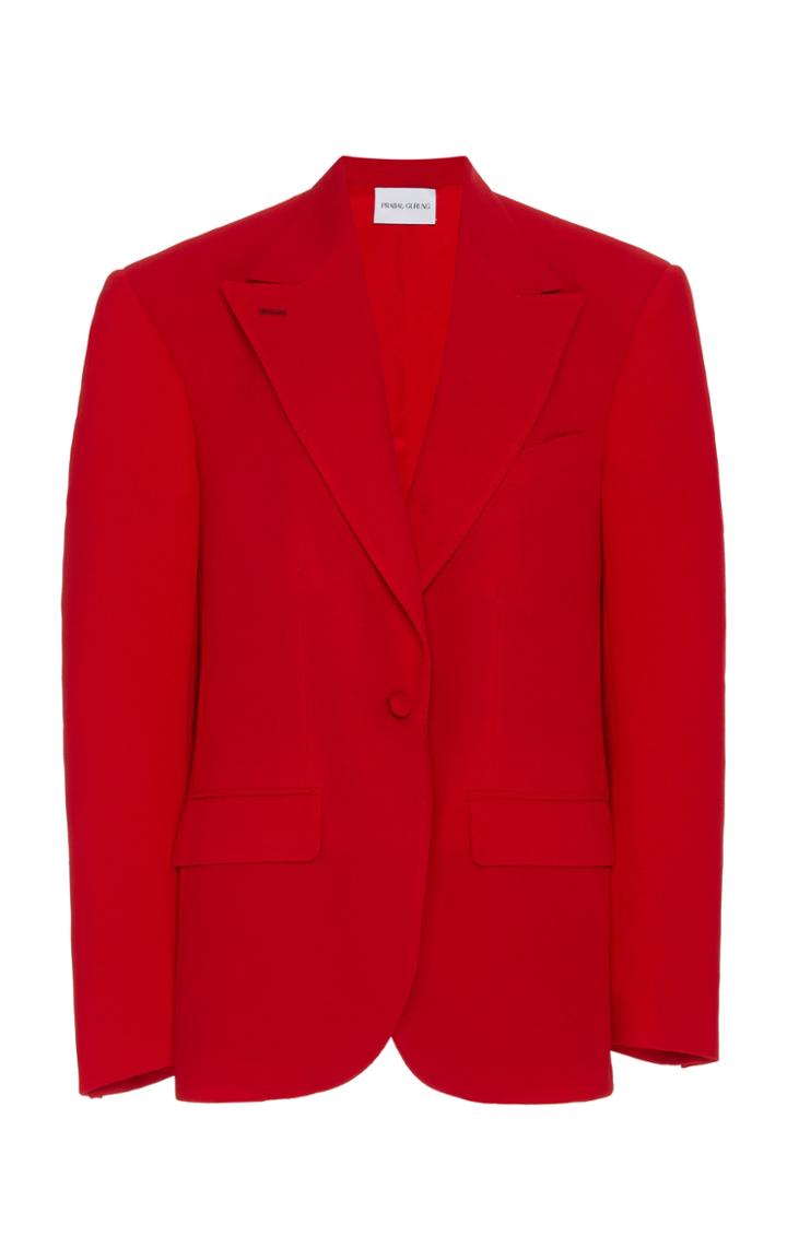 Moda Operandi Prabal Gurung Tailored Crepe Single-breasted Jacket Size: 00