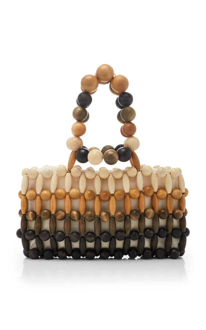 Cult Gaia Cora Wooden Clutch
