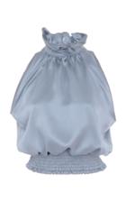Amber Sakai Sleeveless Gathered Top