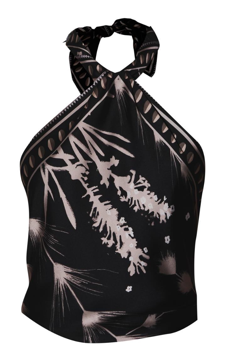 Moda Operandi Andres Otalora Margarita Satin Halter Top