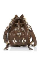 Isabel Marant Radja Embellished Leather Bucket Bag