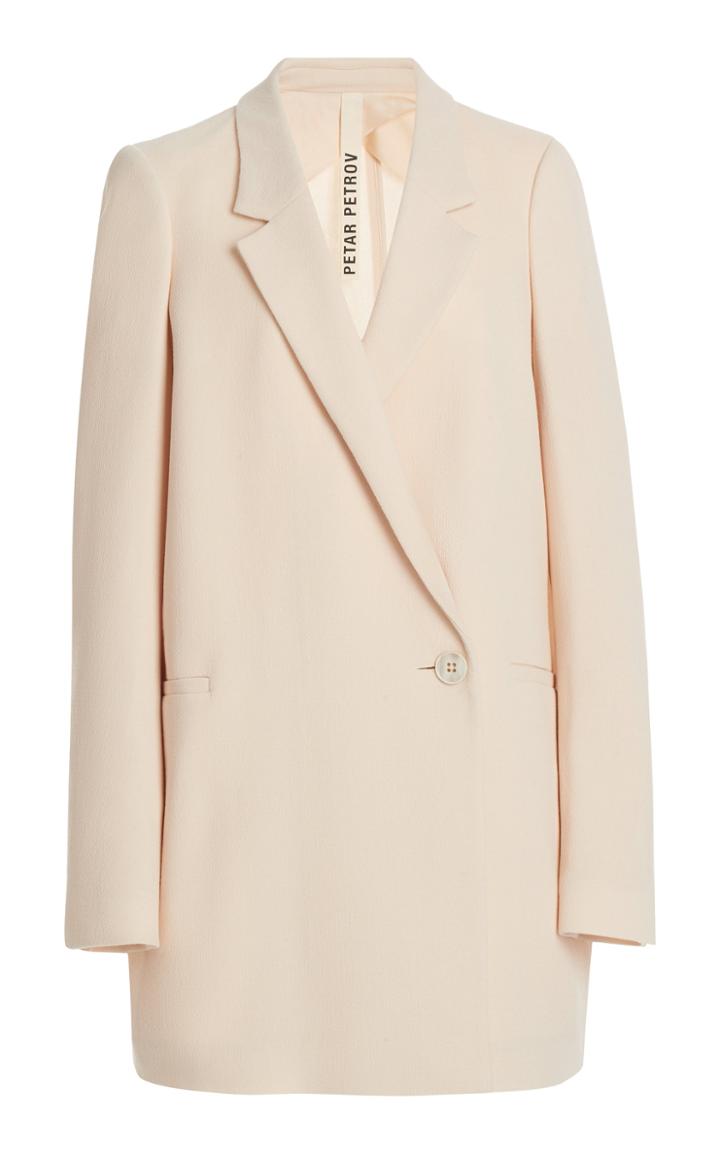 Moda Operandi Petar Petrov Juventa Wool Crepe Blazer
