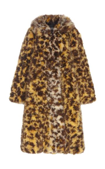 Marc Jacobs Leopard-print Faux Fur Silk Coat