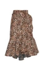 Johanna Ortiz Cynical Attitude Printed Wrap Skirt