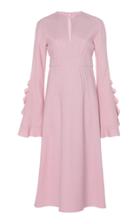 Giambattista Valli Long Sleeve Midi Dress