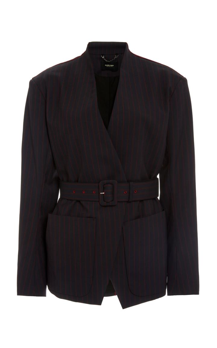 Rachel Comey Clinch Belted Stretch-wool Jacket